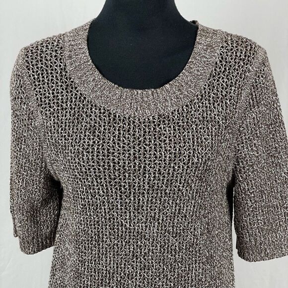 Pendleton NWOT Knit Cotton Blend Short Sleeve Sweater - Women’s M - Picture 5 of 8